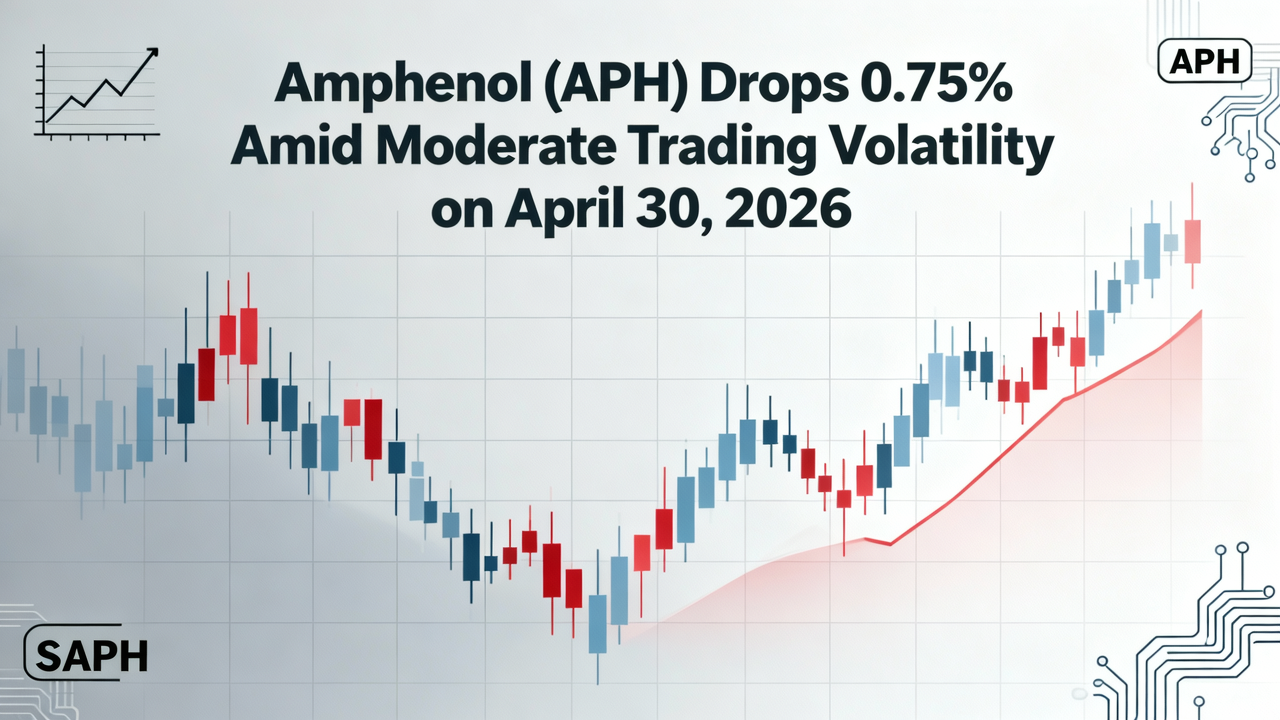 Amphenol (APH) Drops 0.75% Amid Moderate Trading Volatility on April 30, 2026