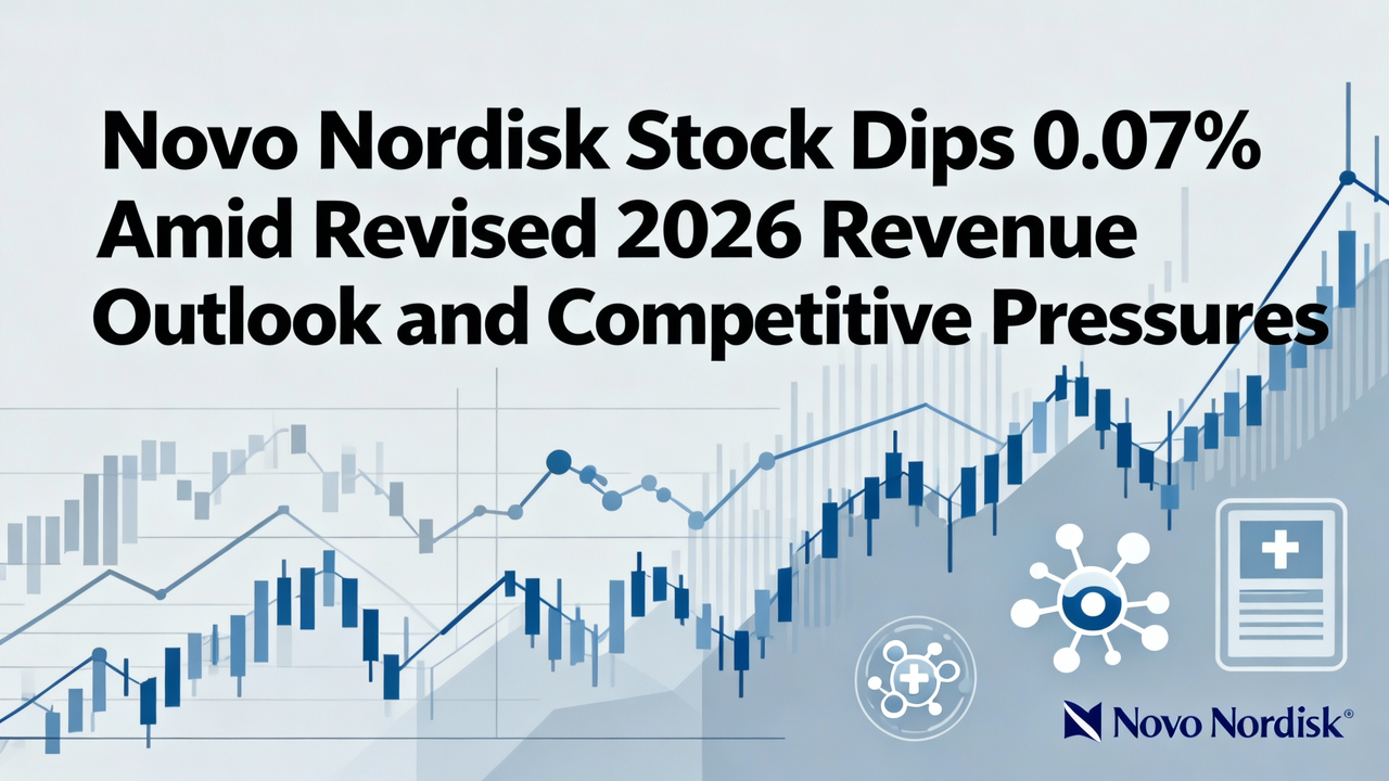 Novo Nordisk Stock Dips 0.07% Amid Revised 2026 Revenue Outlook and Competitive Pressures
