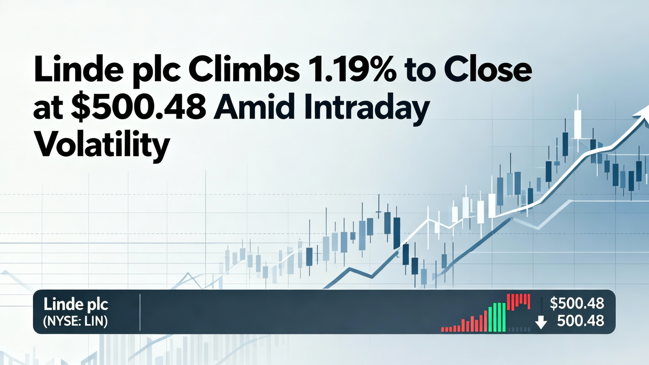 Linde plc Climbs 1.19% to Close at $500.48 Amid Intraday Volatility