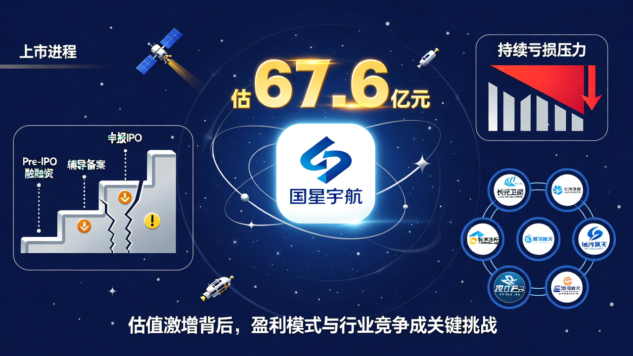 国星宇航估值激增至67.6亿元，上市进程面临亏损与竞争压力