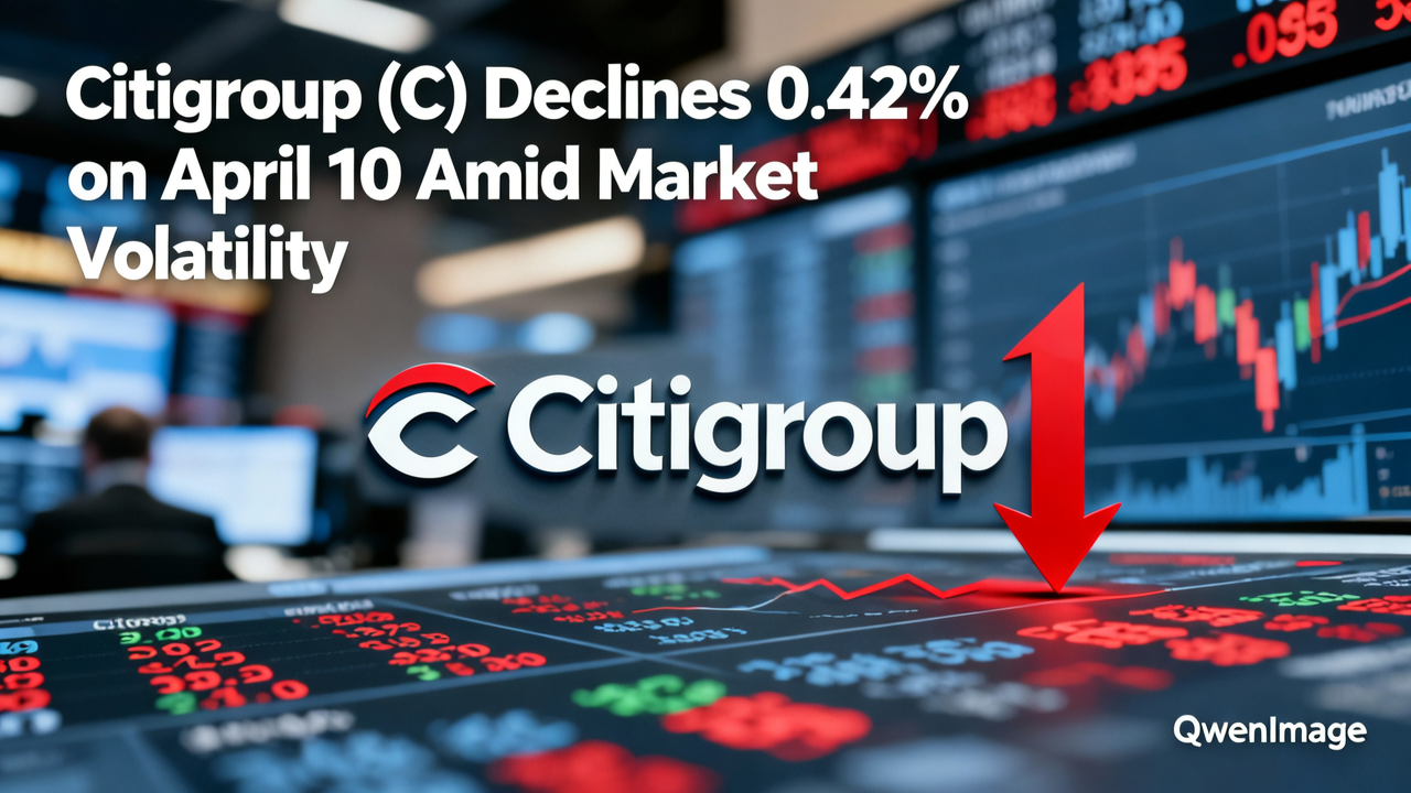 Citigroup (C) Declines 0.42% on April 10 Amid Market Volatility