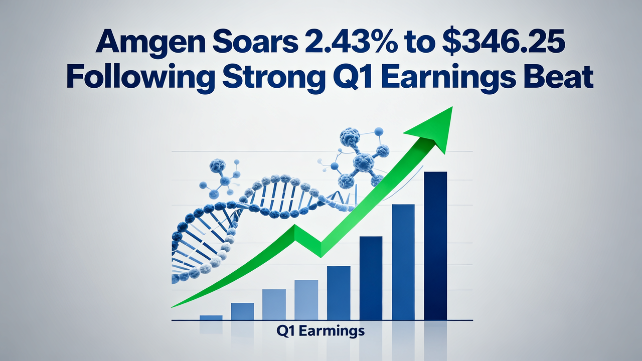 Amgen Soars 2.43% to $346.25 Following Strong Q1 Earnings Beat