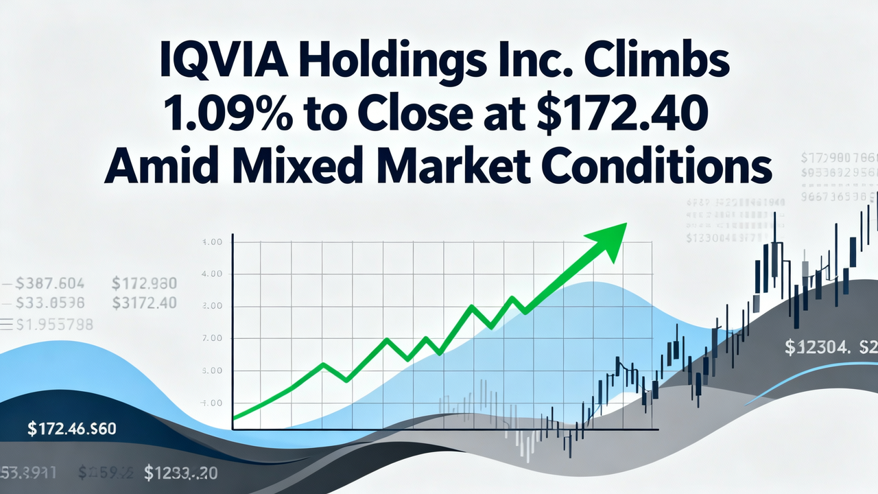 IQVIA Holdings Inc. Climbs 1.09% to Close at $172.40 Amid Mixed Market Conditions