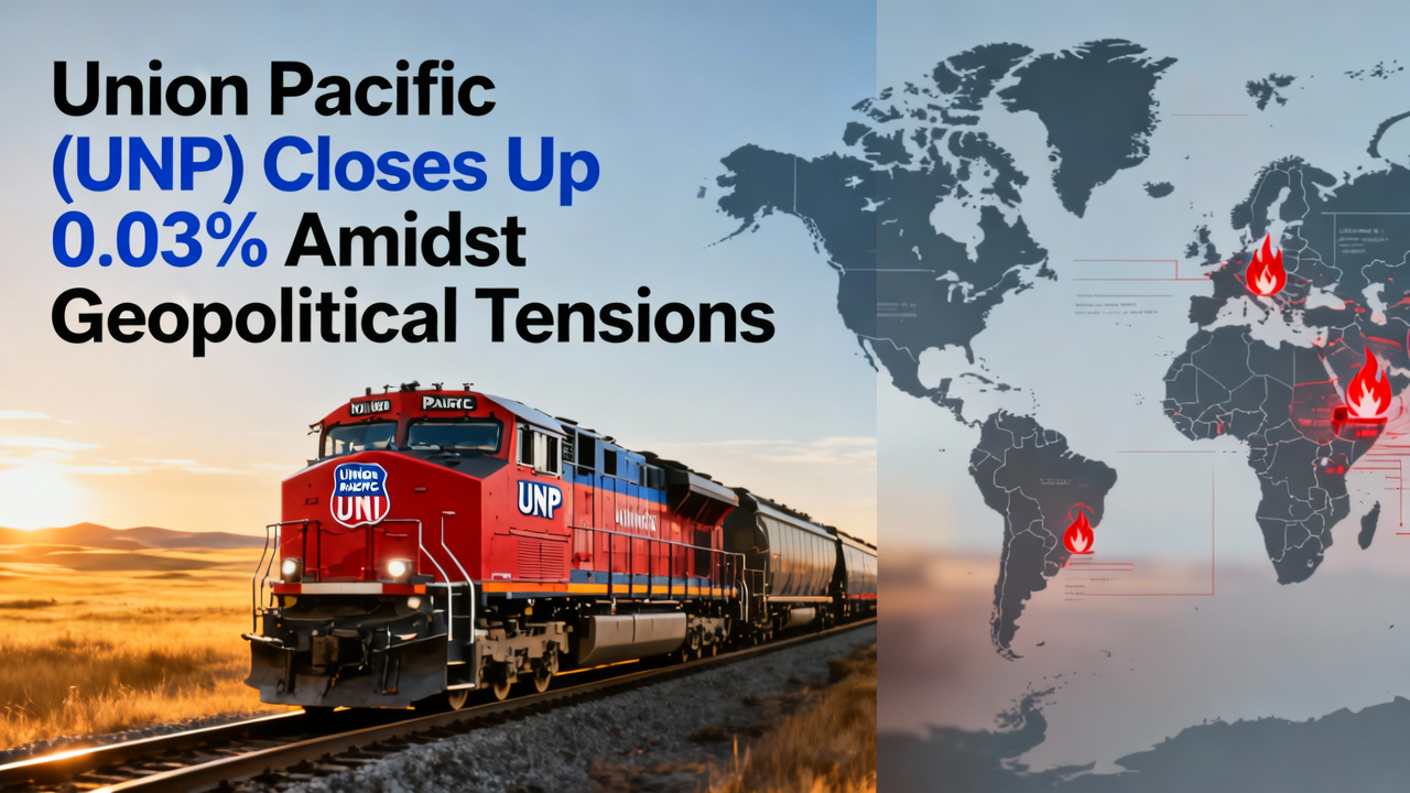 Union Pacific (UNP) Closes Up 0.03% Amidst Geopolitical Tensions