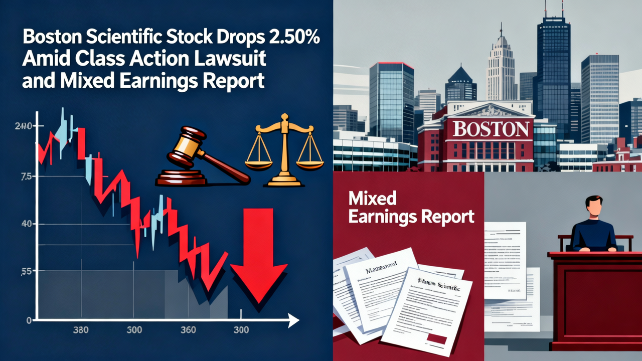 Boston Scientific Stock Drops 2.50% Amid Class Action Lawsuit and Mixed Earnings Report