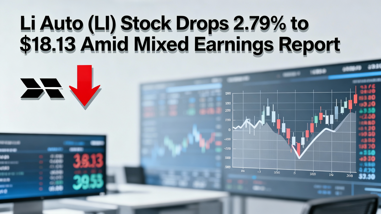 Li Auto (LI) Stock Drops 2.79% to $18.13 Amid Mixed Earnings Report