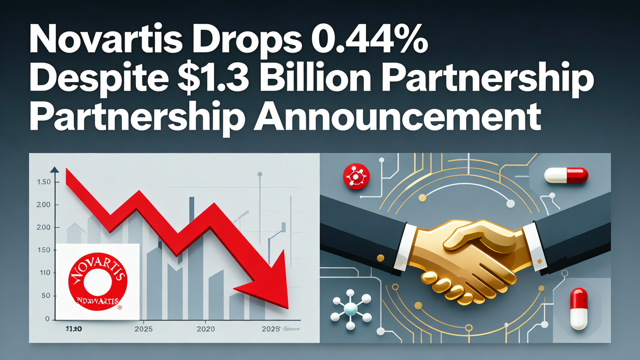 Novartis Drops 0.44% Despite $1.3 Billion Partnership Announcement