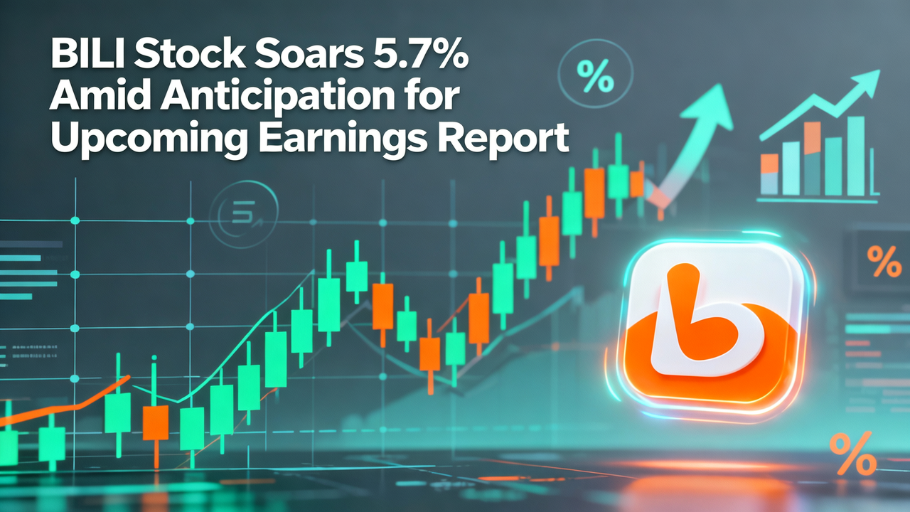 BILI Stock Soars 5.7% Amid Anticipation for Upcoming Earnings Report