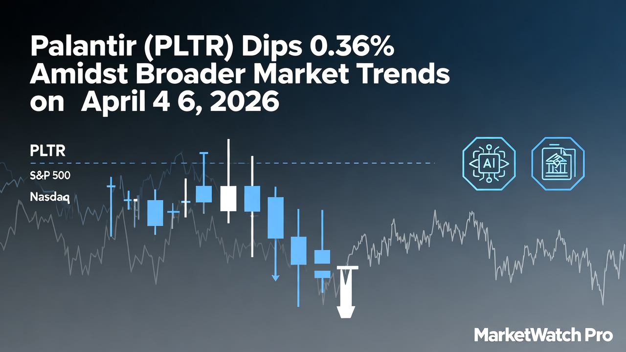 Palantir (PLTR) Dips 0.36% Amidst Broader Market Trends on April 6, 2026