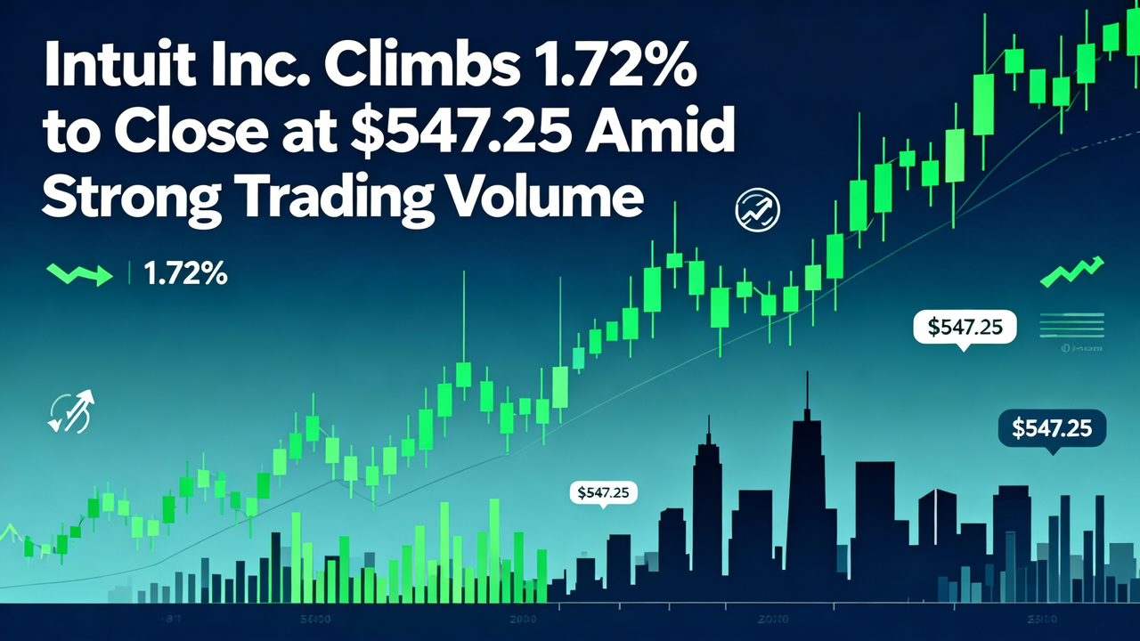 Intuit Inc. Climbs 1.72% to Close at $547.25 Amid Strong Trading Volume