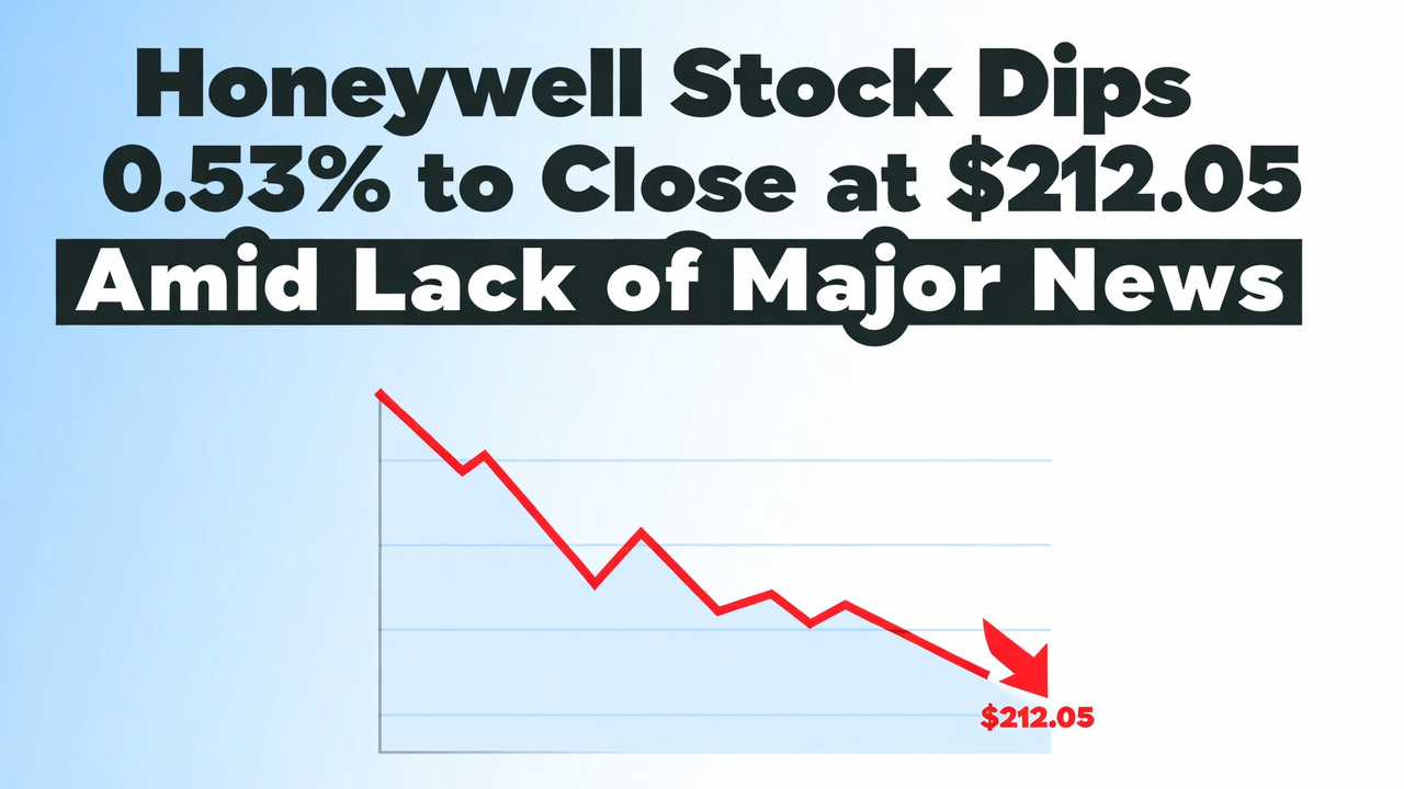 Honeywell Stock Dips 0.53% to Close at $212.05 Amid Lack of Major News