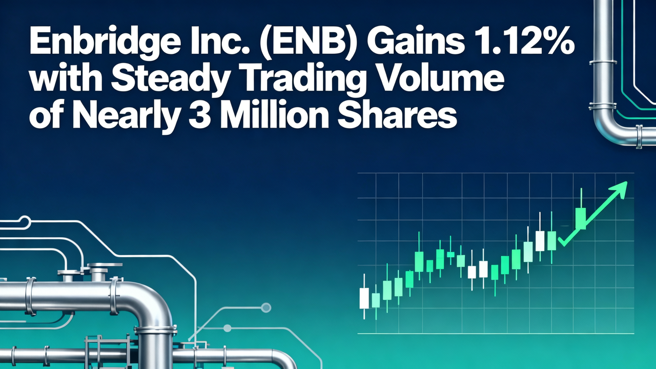 Enbridge Inc. (ENB) Gains 1.12% with Steady Trading Volume of Nearly 3 Million Shares