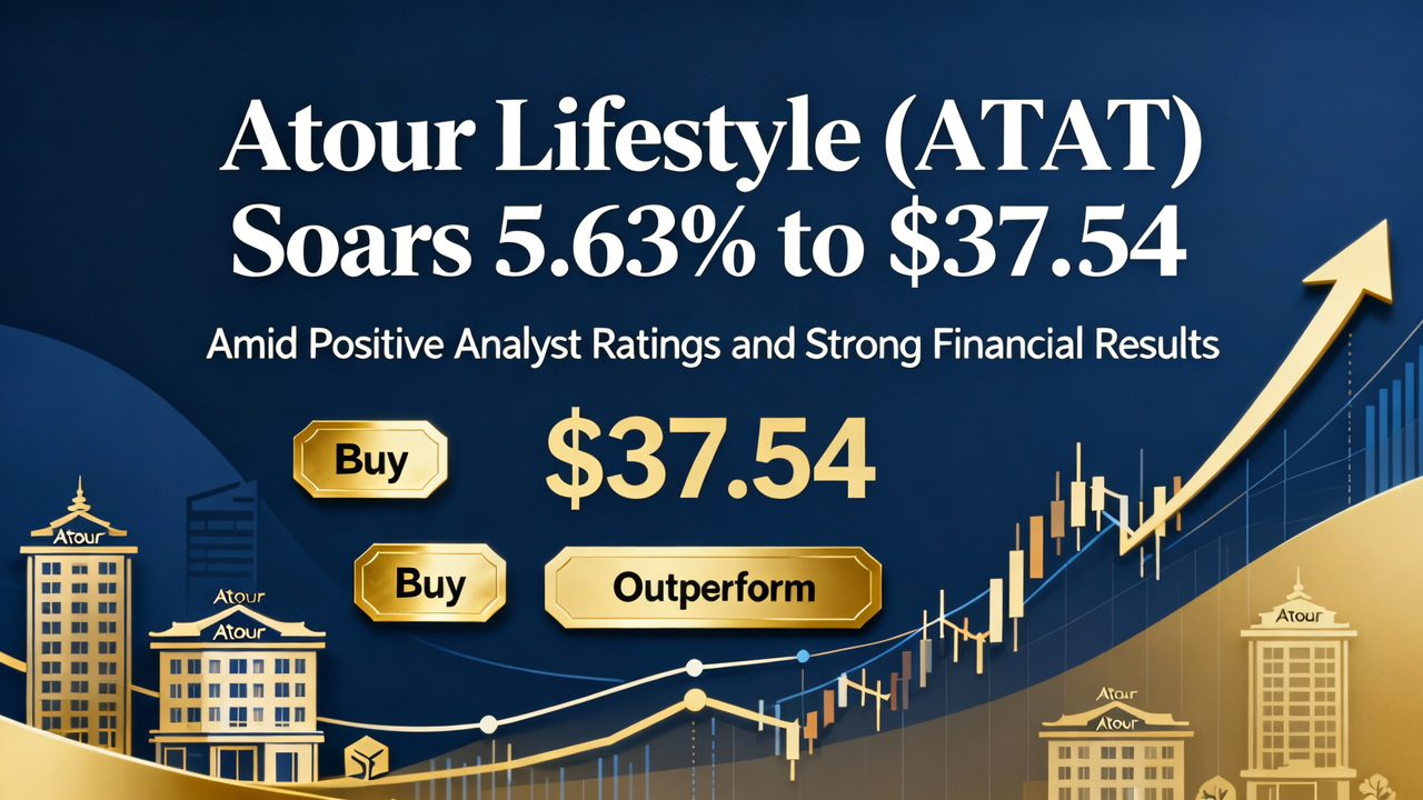 Atour Lifestyle (ATAT) Soars 5.63% to $37.54 Amid Positive Analyst Ratings and Strong Financial Results