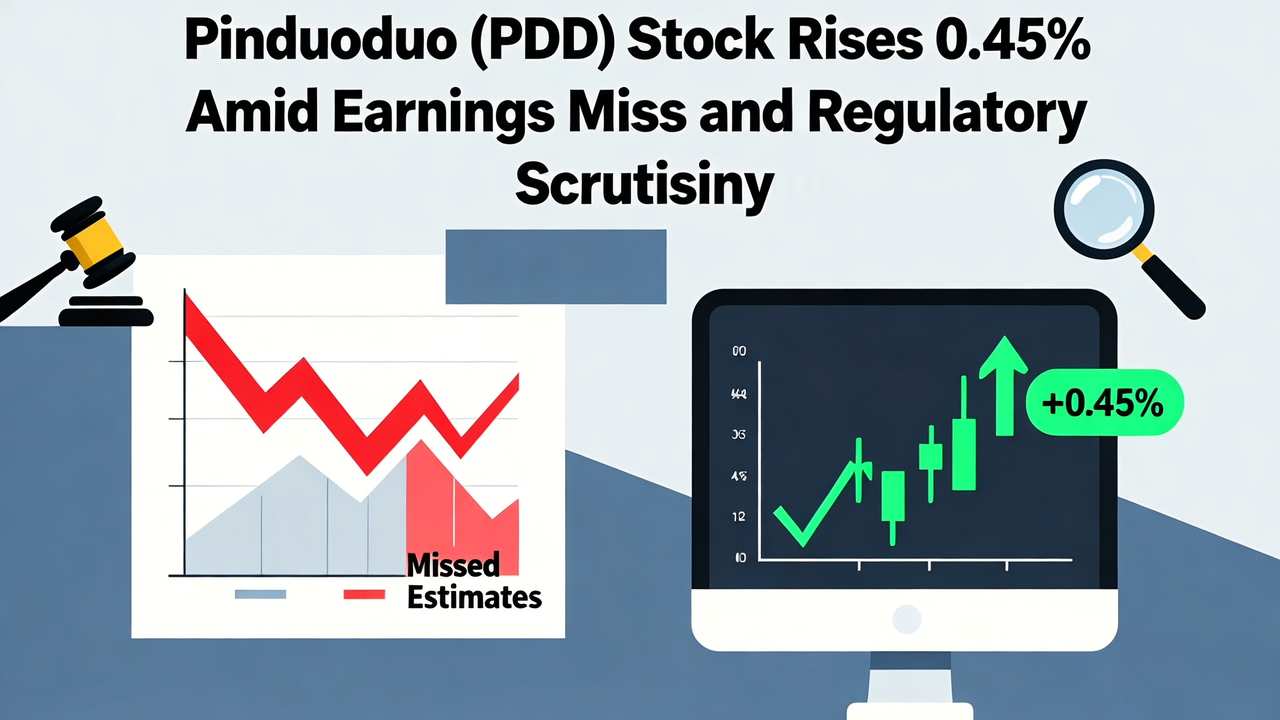 Pinduoduo (PDD) Stock Rises 0.45% Amid Earnings Miss and Regulatory Scrutiny