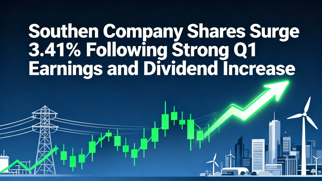 Southern Company Shares Surge 3.41% Following Strong Q1 Earnings and Dividend Increase
