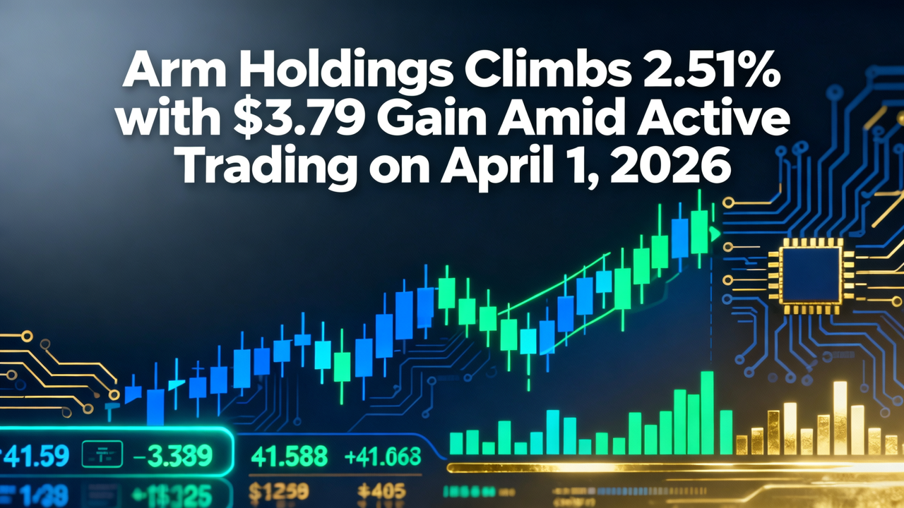 Arm Holdings Climbs 2.51% with $3.79 Gain Amid Active Trading on April 1, 2026