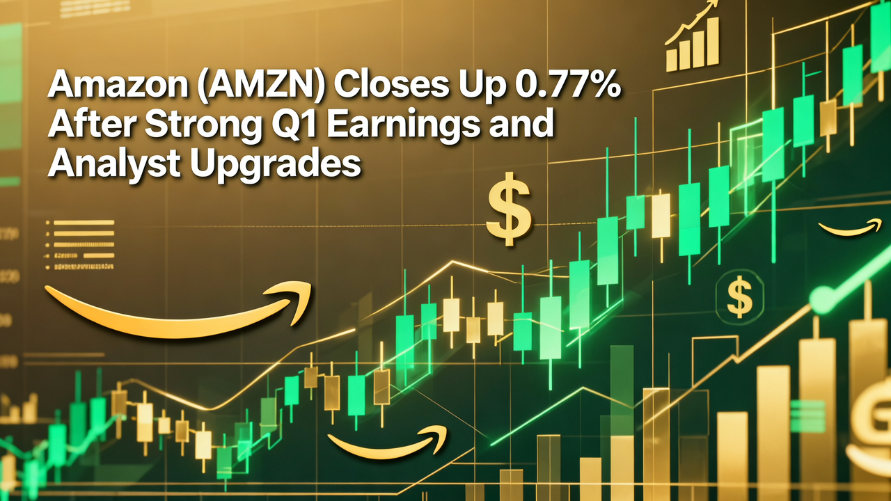 Amazon (AMZN) Closes Up 0.77% After Strong Q1 Earnings and Analyst Upgrades