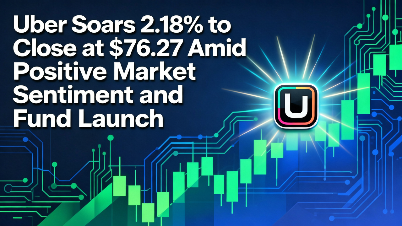Uber Soars 2.18% to Close at $76.27 Amid Positive Market Sentiment and Innovation Fund Launch