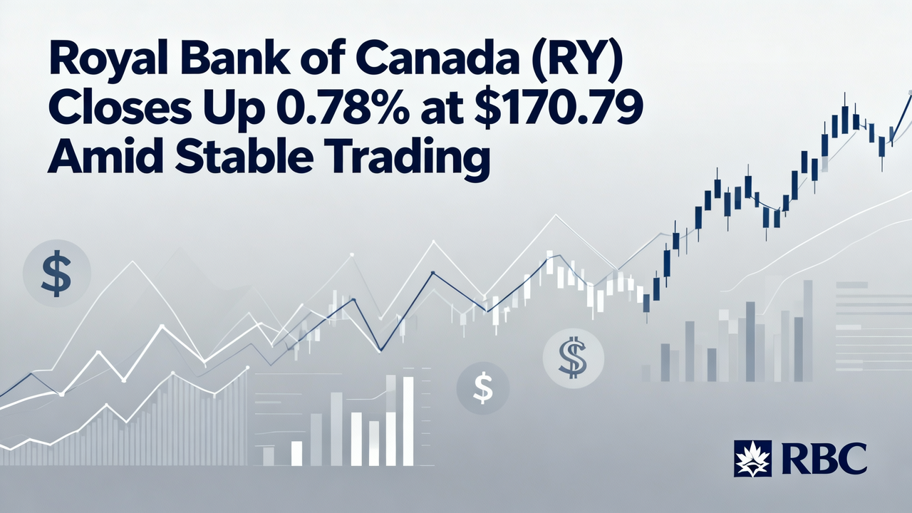 Royal Bank of Canada (RY) Closes Up 0.78% at $170.79 Amid Stable Trading