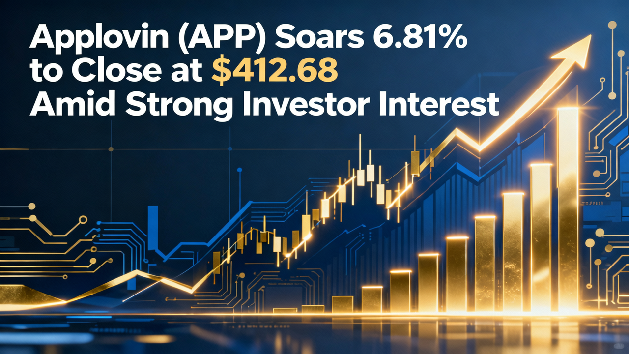Applovin (APP) Soars 6.81% to Close at $412.68 Amid Strong Investor Interest