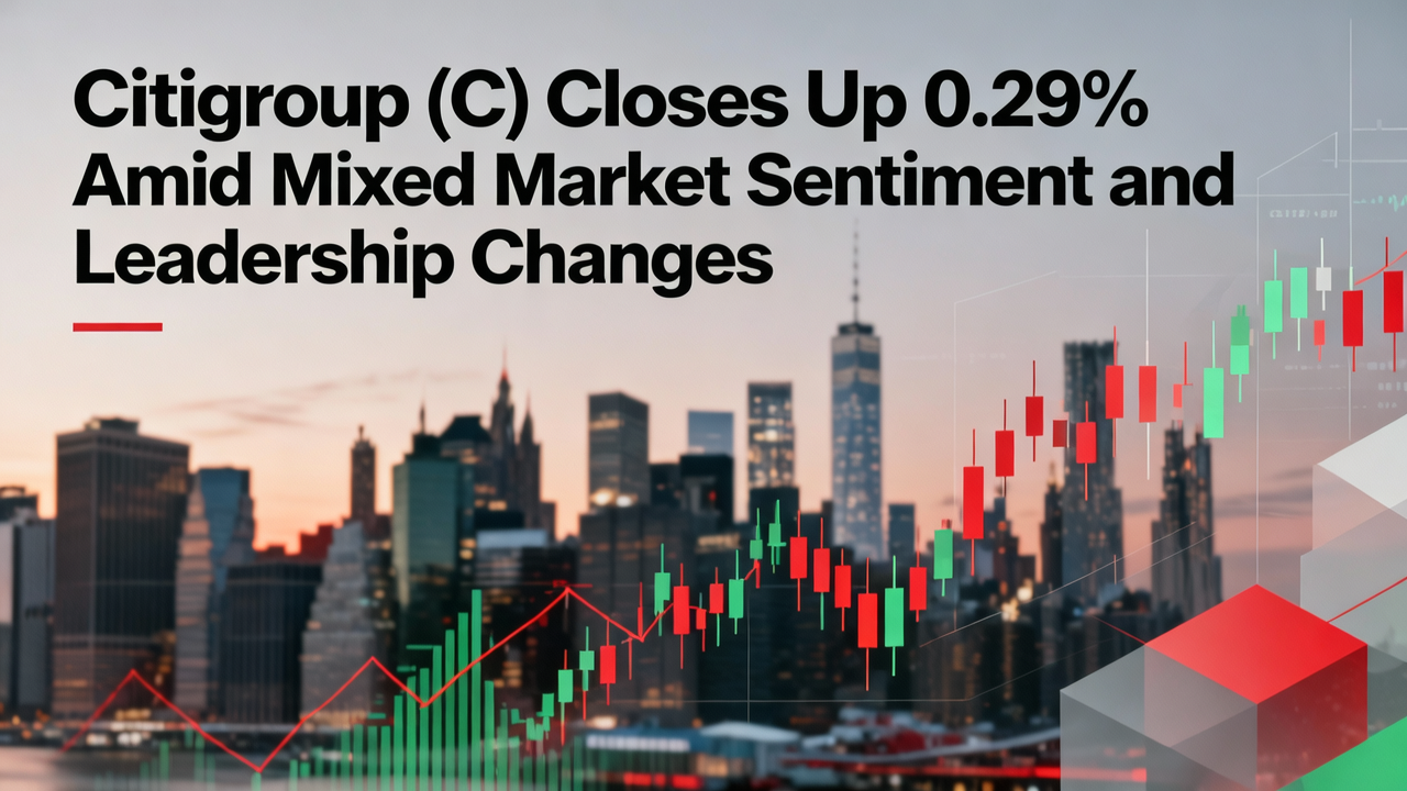Citigroup (C) Closes Up 0.29% Amid Mixed Market Sentiment and Leadership Changes