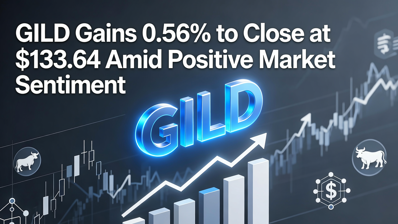GILD Gains 0.56% to Close at $133.64 Amid Positive Market Sentiment
