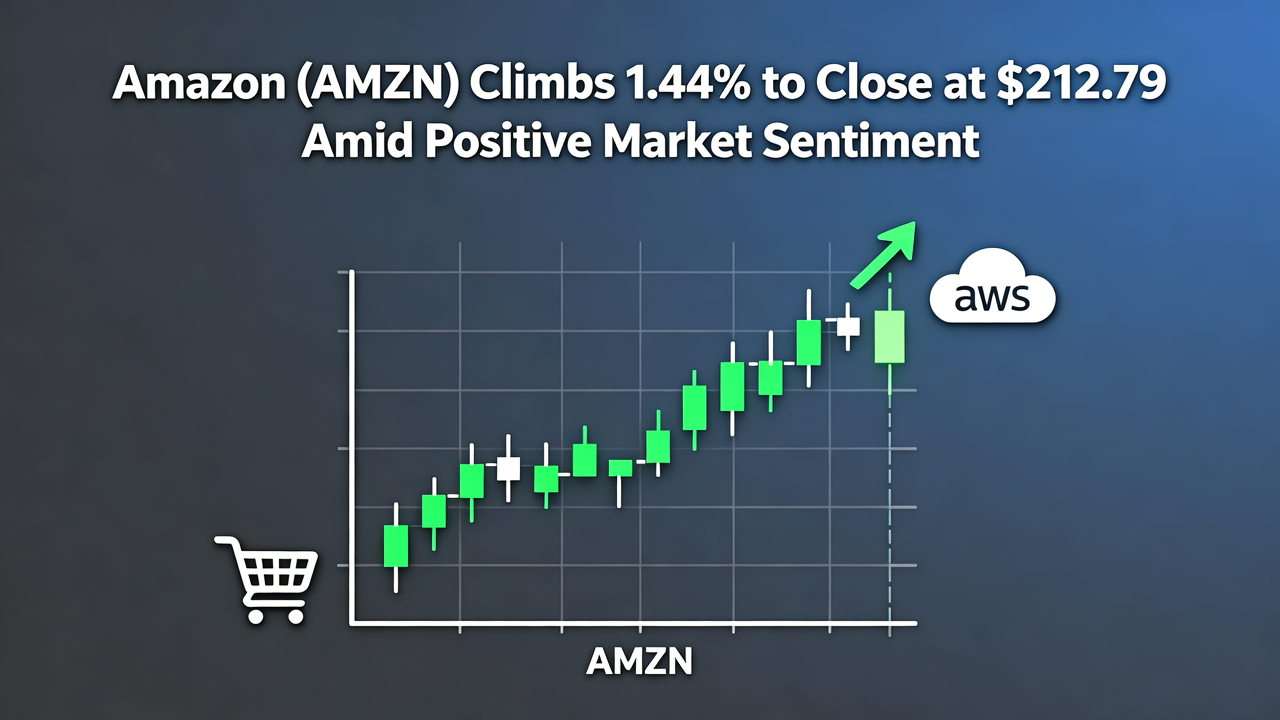Amazon (AMZN) Climbs 1.44% to Close at $212.79 Amid Positive Market Sentiment