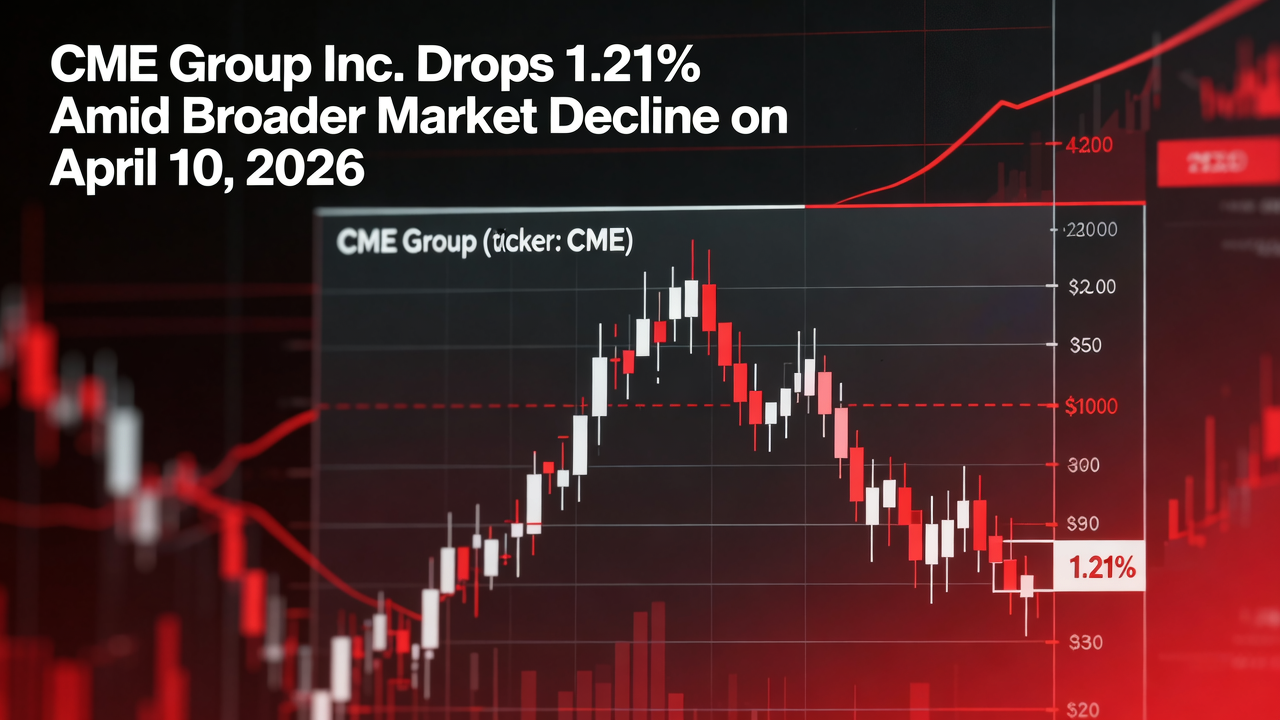 CME Group Inc. Drops 1.21% Amid Broader Market Decline on April 10, 2026