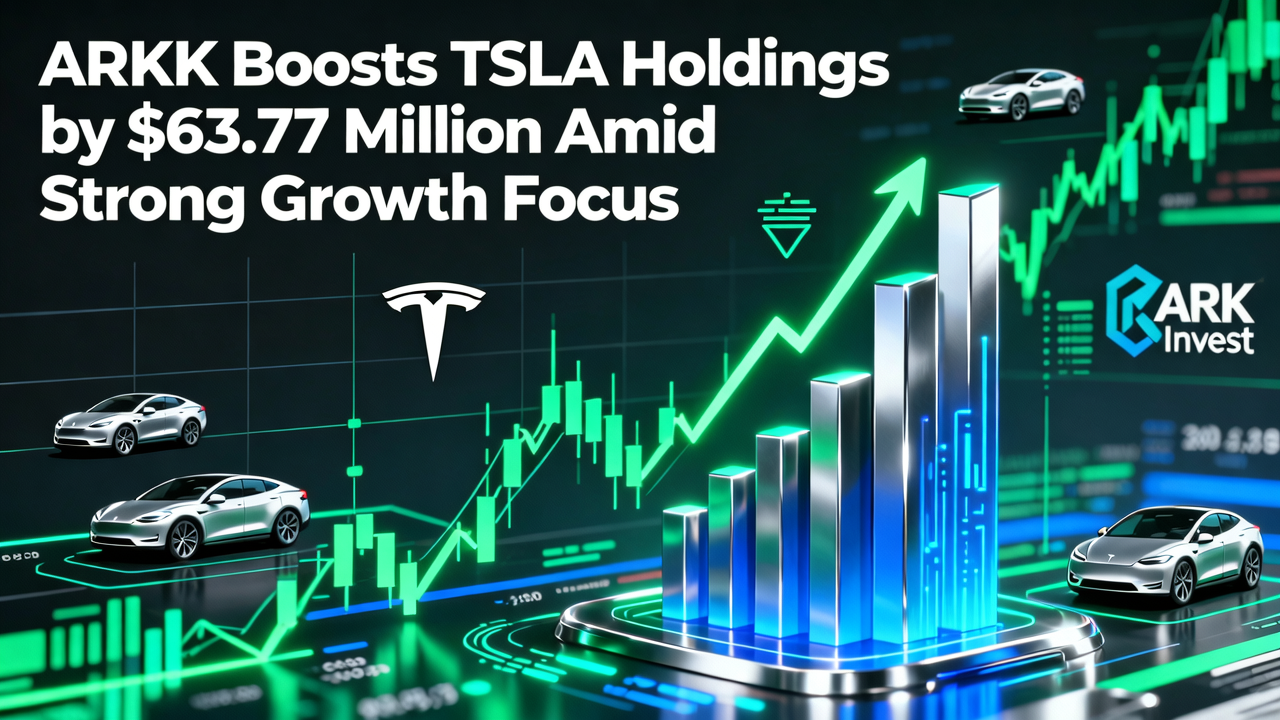 ARKK Boosts TSLA Holdings by $63.77 Million Amid Strong Growth Focus