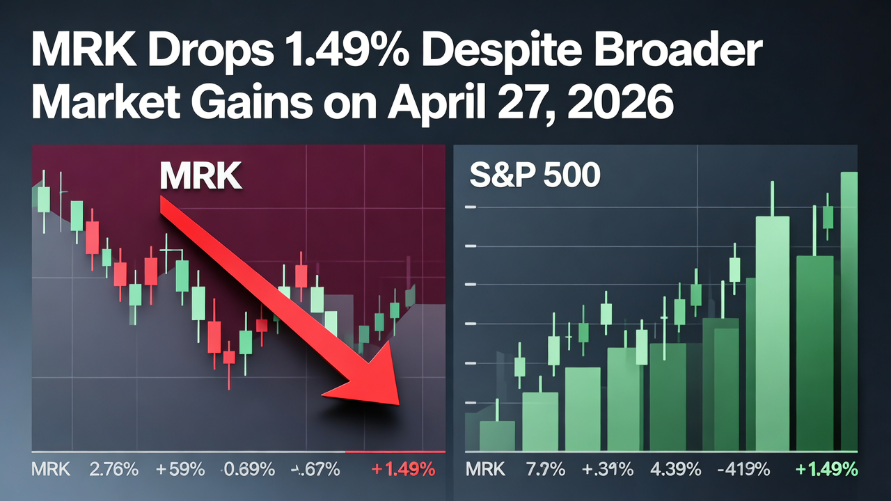 MRK Drops 1.49% Despite Broader Market Gains on April 27, 2026