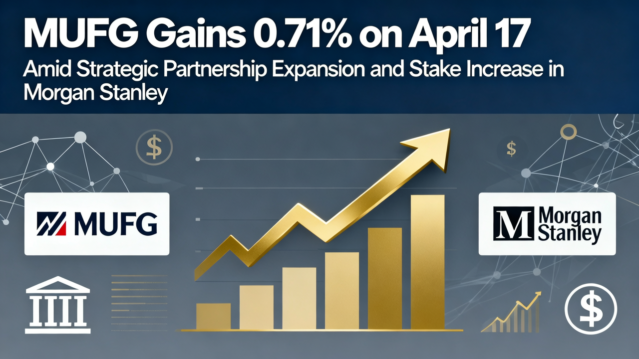 MUFG Gains 0.71% on April 17 Amid Strategic Partnership Expansion and Stake Increase in Morgan Stanley