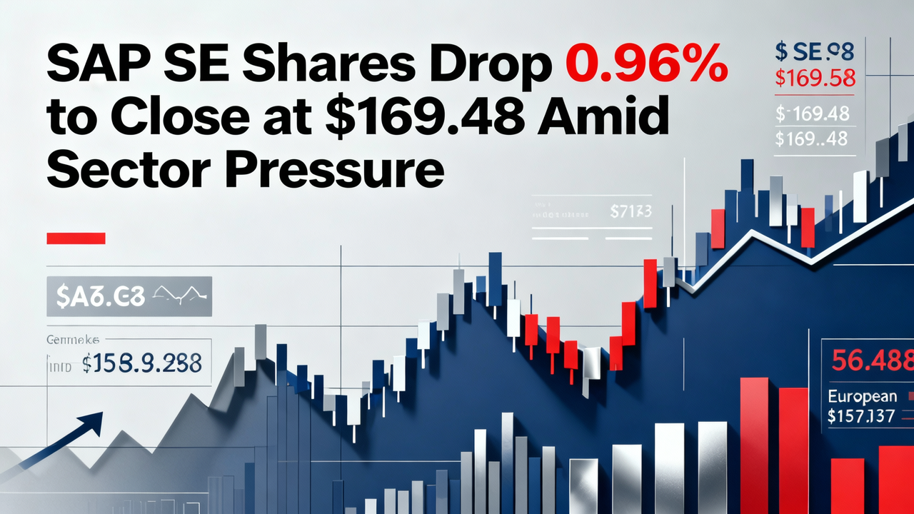 SAP SE Shares Drop 0.96% to Close at $169.48 Amid Sector Pressure