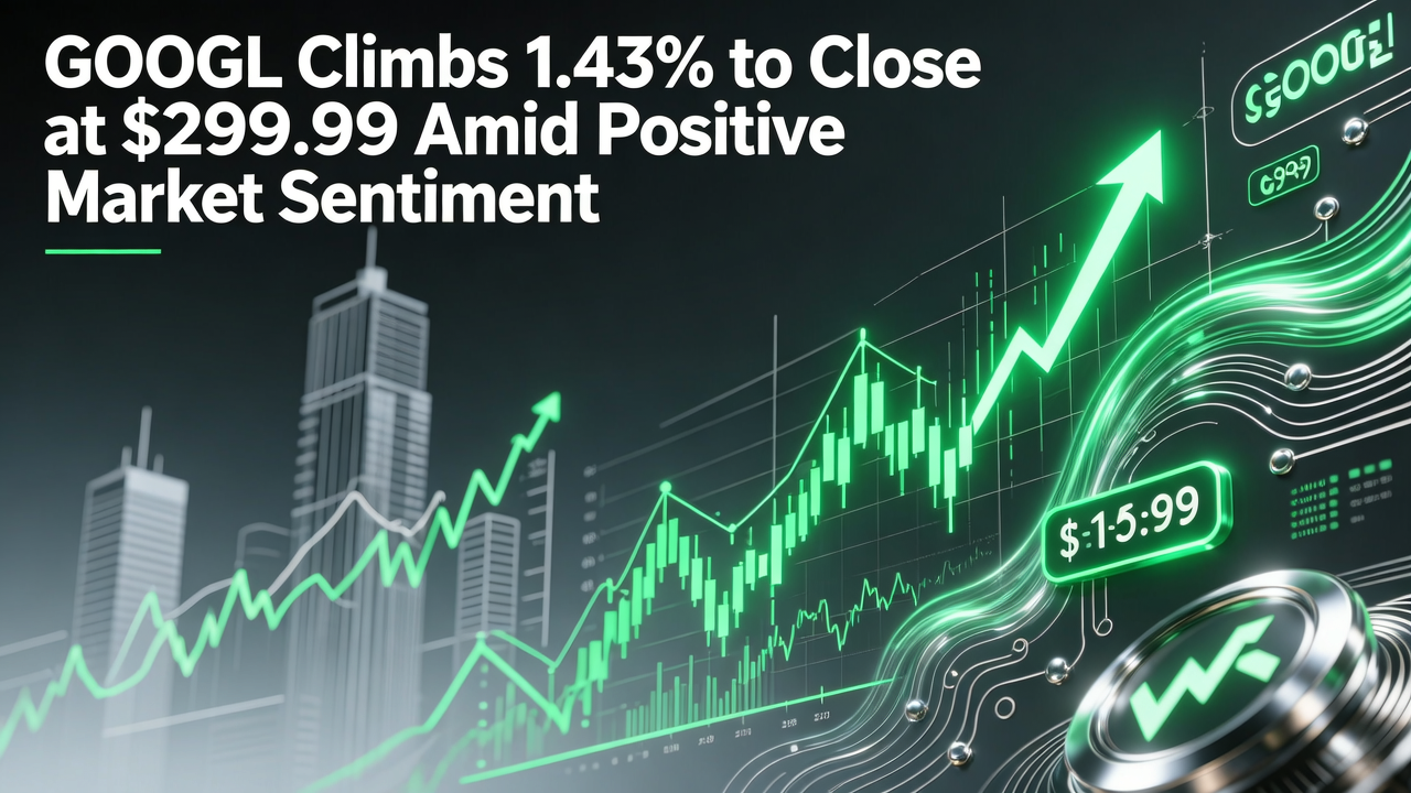 GOOGL Climbs 1.43% to Close at $299.99 Amid Positive Market Sentiment