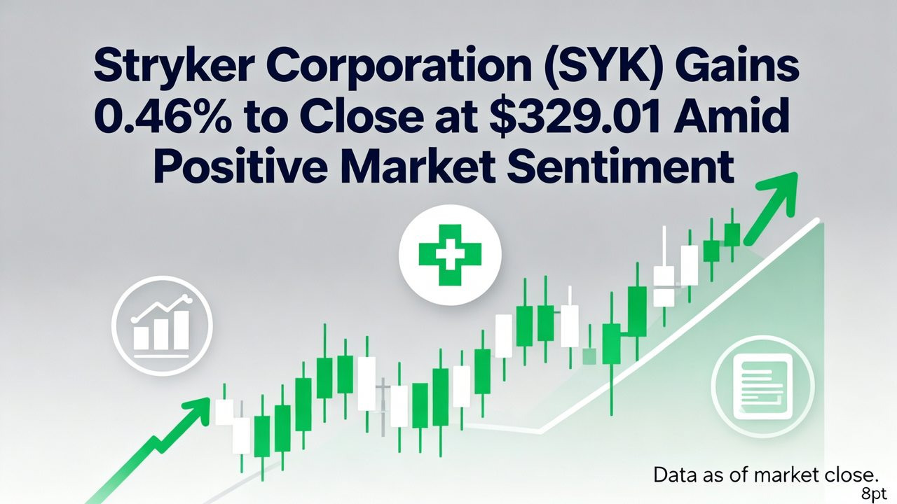 Stryker Corporation (SYK) Gains 0.46% to Close at $329.01 Amid Positive Market Sentiment