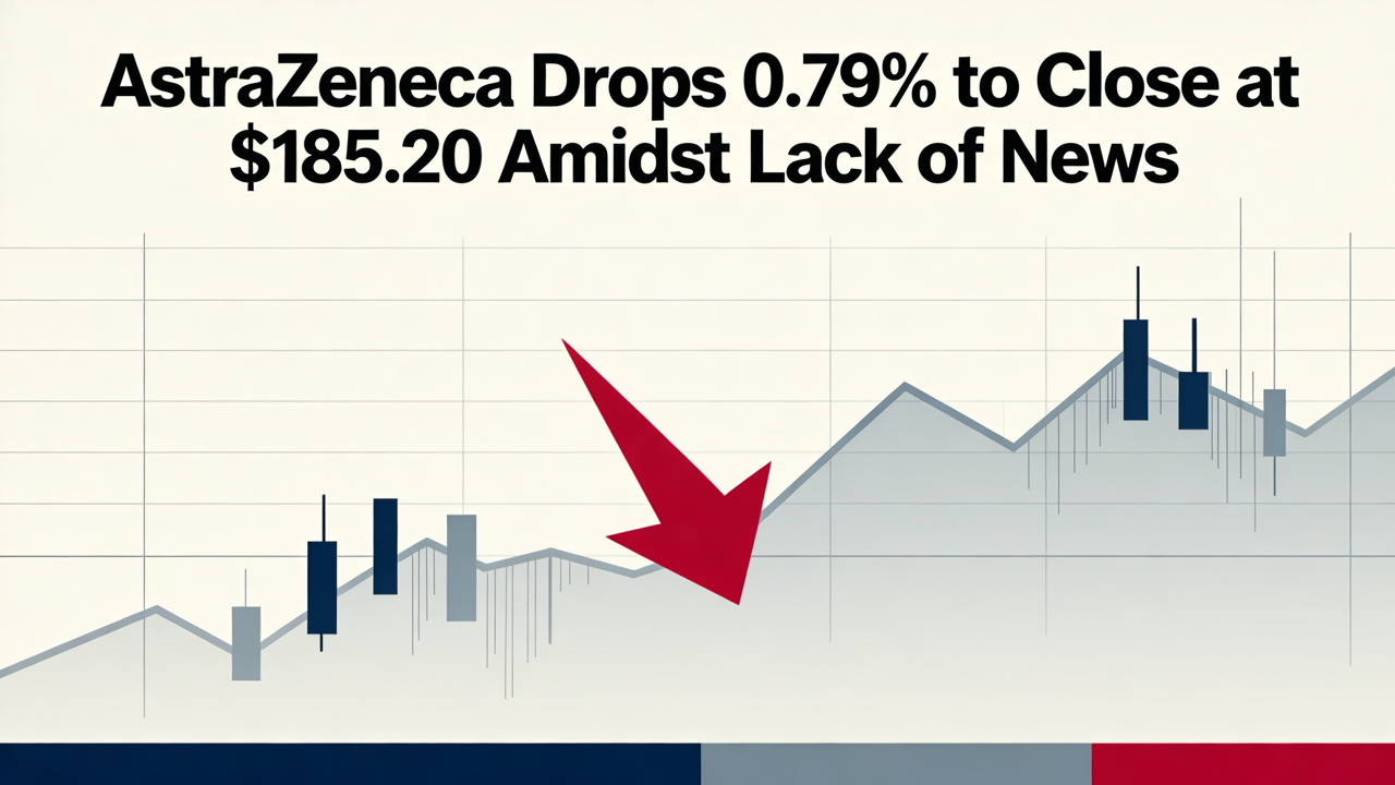 AstraZeneca Drops 0.79% to Close at $185.20 Amidst Lack of News