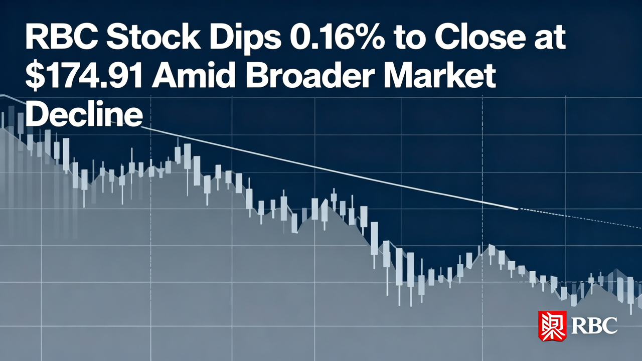 RBC Stock Dips 0.16% to Close at $174.91 Amid Broader Market Decline