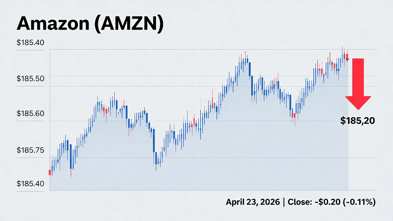 Amazon (AMZN) Closes Down 0.11% Amidst Intraday Volatility on April 23, 2026
