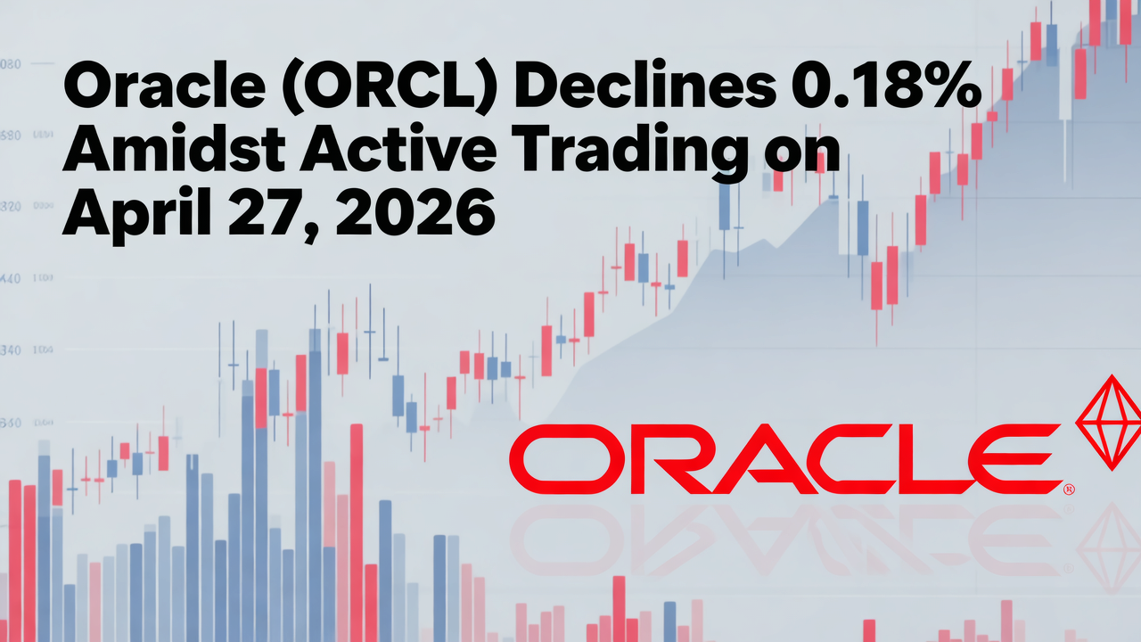 Oracle (ORCL) Declines 0.18% Amidst Active Trading on April 27, 2026