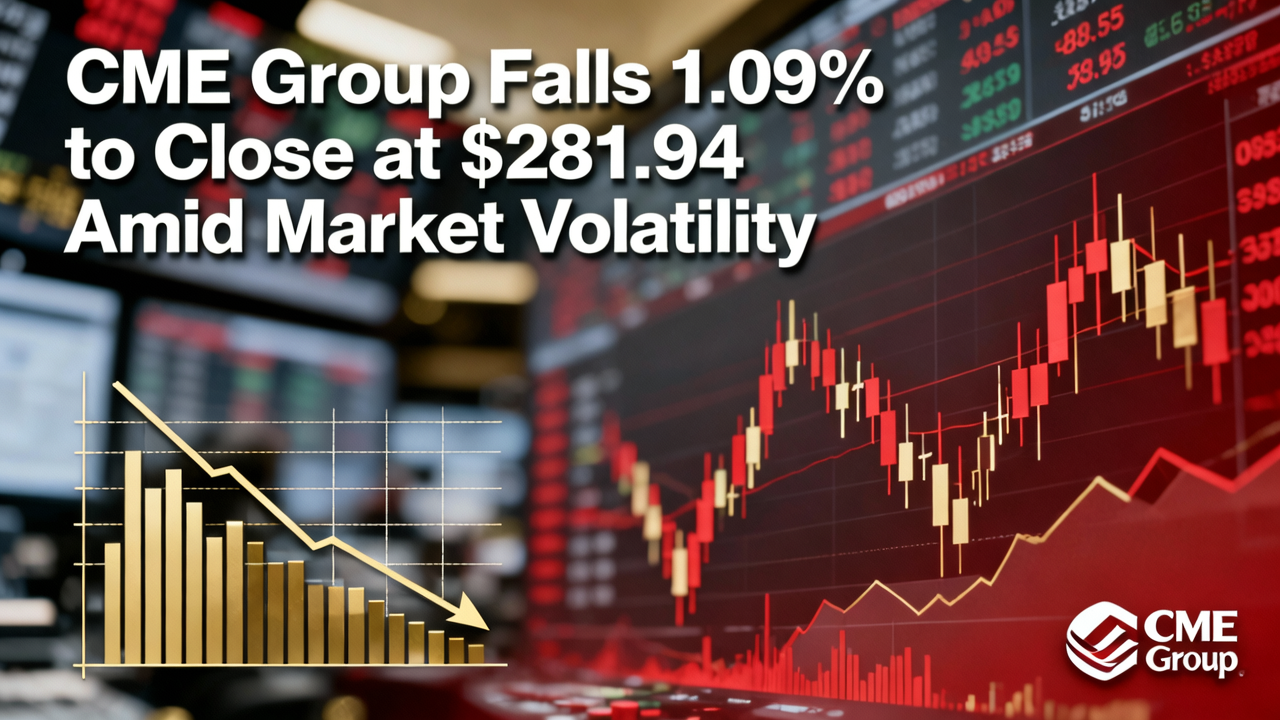 CME Group Falls 1.09% to Close at $281.94 Amid Market Volatility
