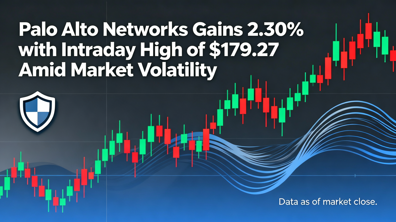 Palo Alto Networks Gains 2.30% with Intraday High of $179.27 Amid Market Volatility