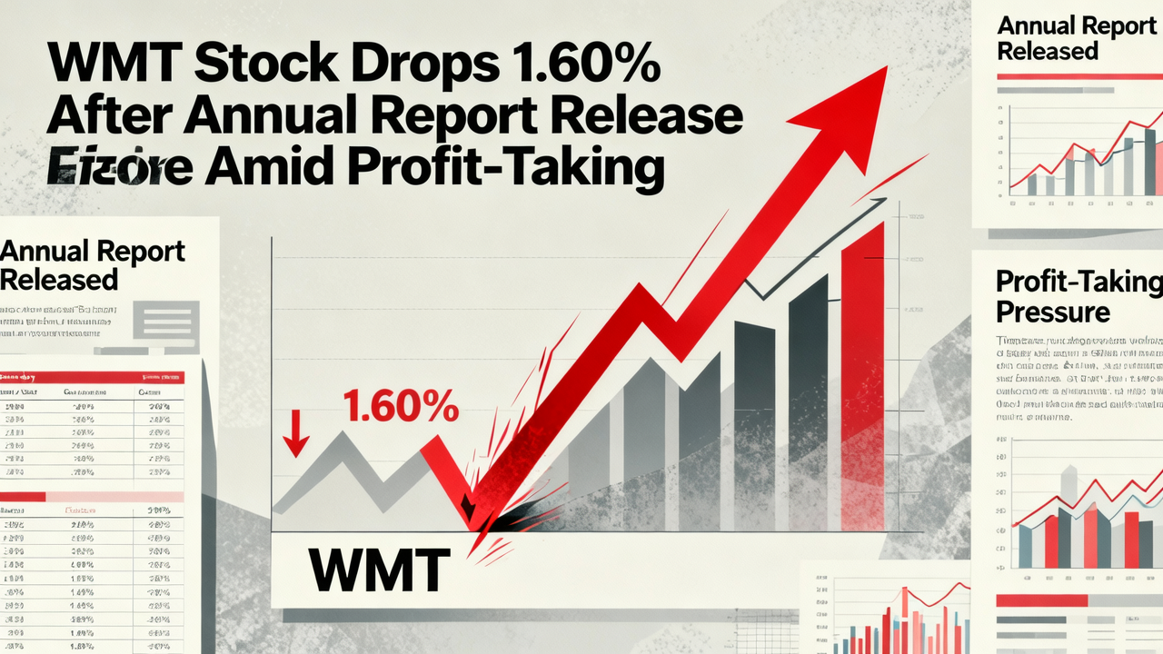 WMT Stock Drops 1.60% After Annual Report Release Amid Profit-Taking