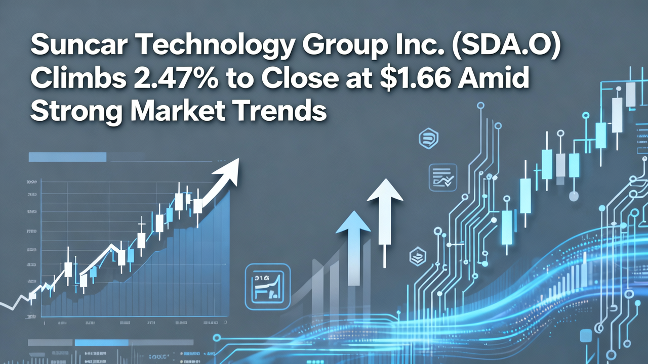 Suncar Technology Group Inc. (SDA.O) Climbs 2.47% to Close at $1.66 Amid Strong Market Trends