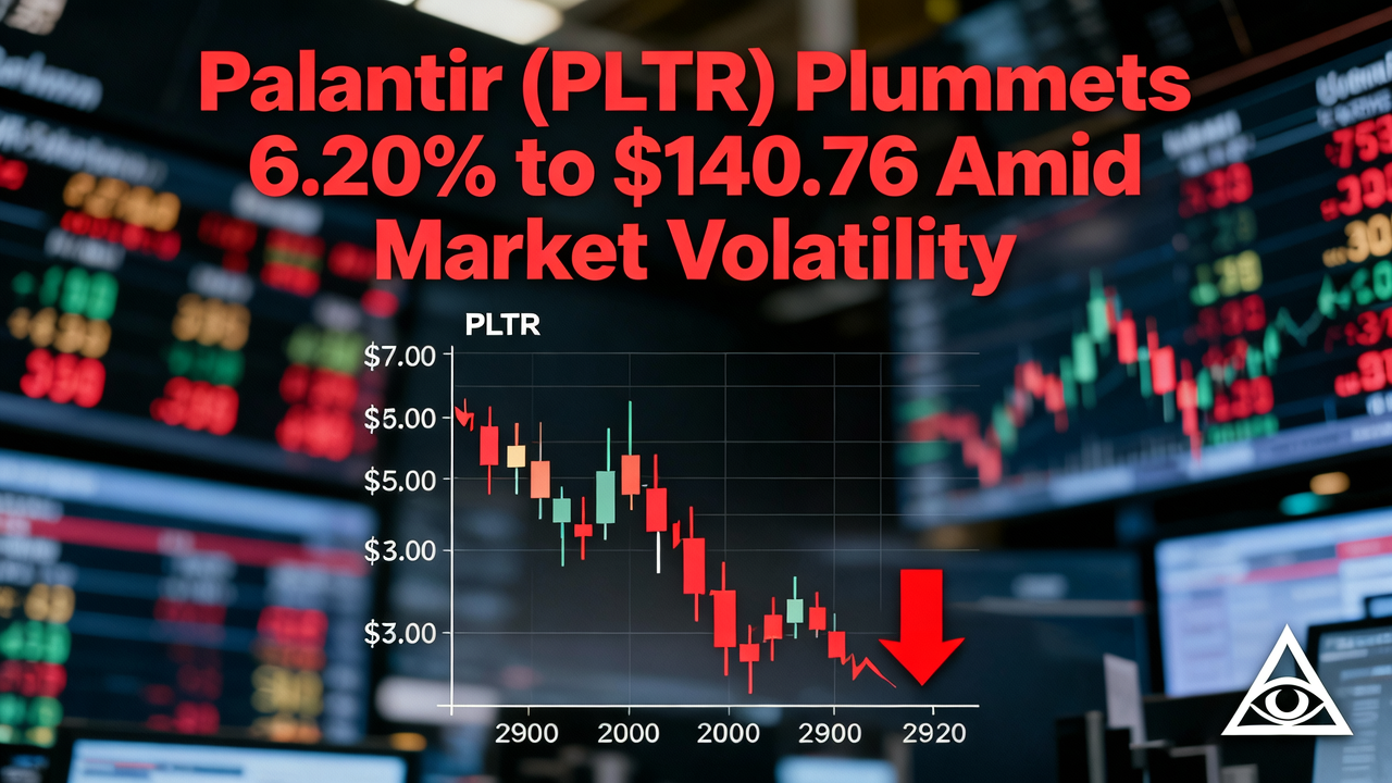 Palantir (PLTR) Plummets 6.20% to $140.76 Amid Market Volatility