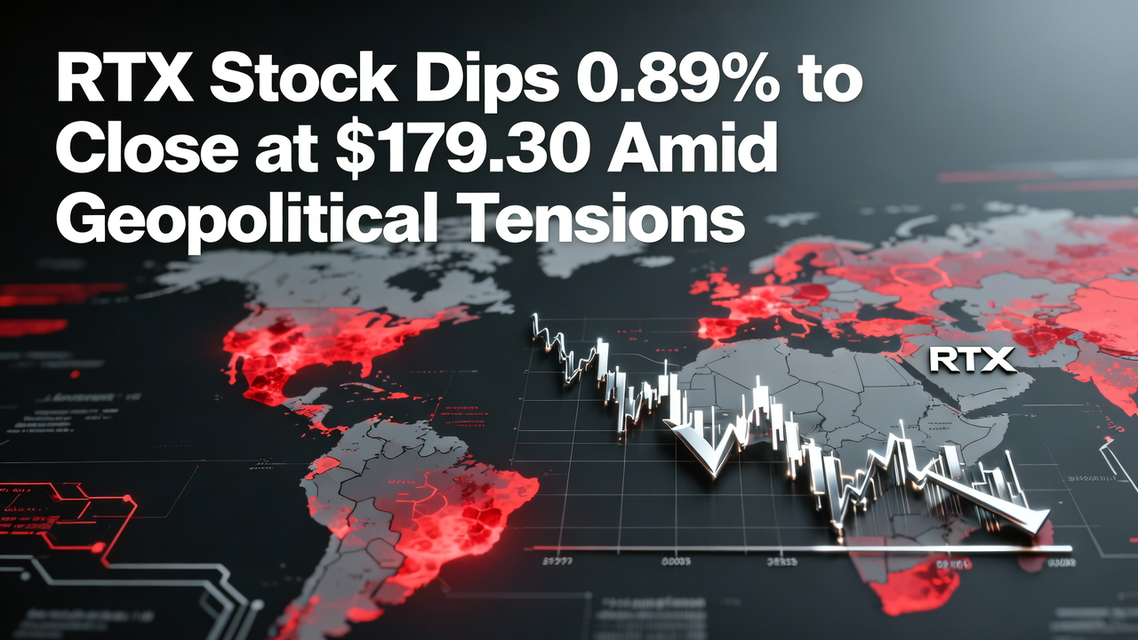 RTX Stock Dips 0.89% to Close at $179.30 Amid Geopolitical Tensions