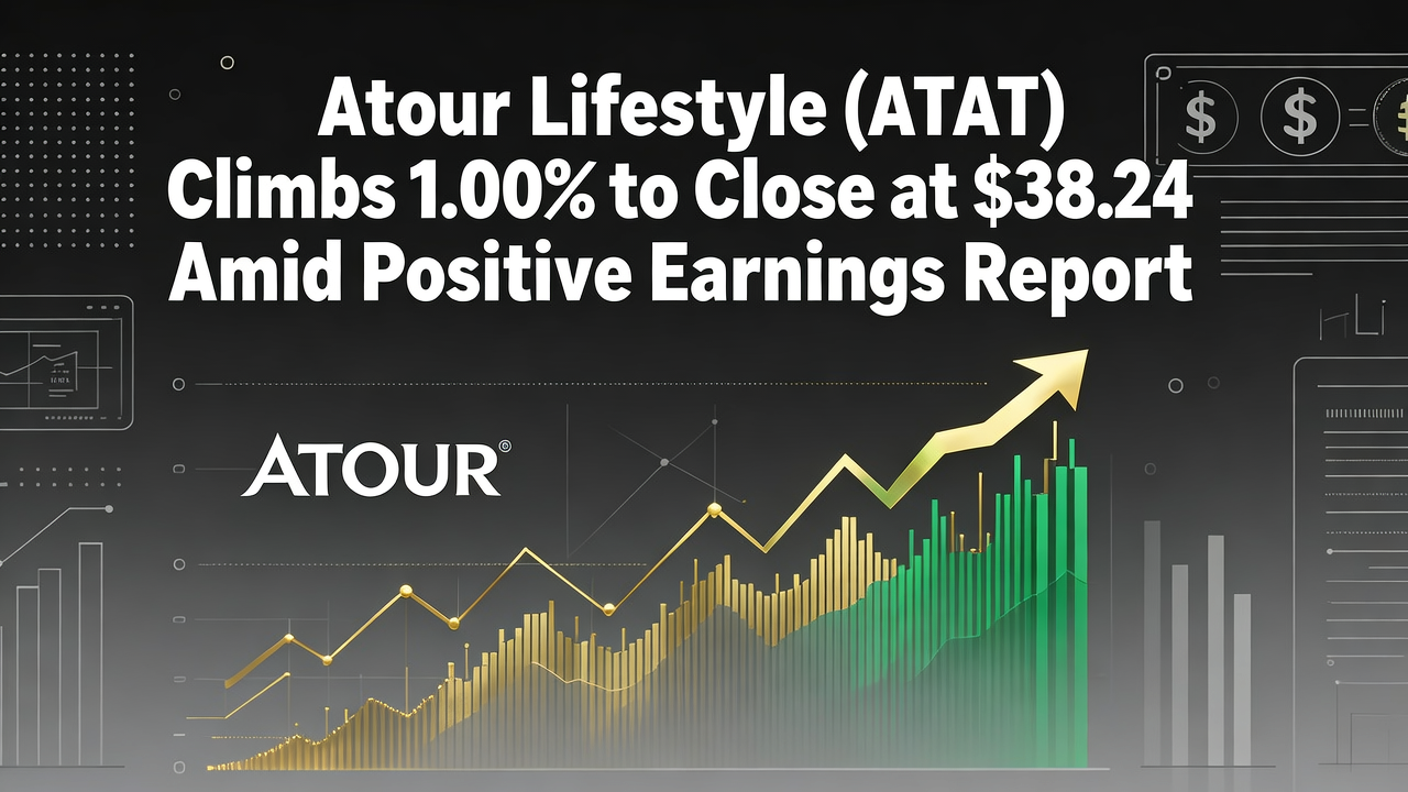 Atour Lifestyle (ATAT) Climbs 1.00% to Close at $38.24 Amid Positive Earnings Report