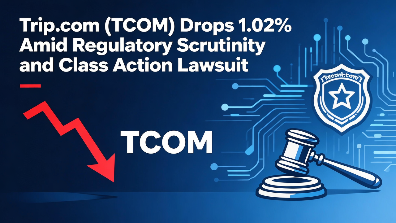 Trip.com (TCOM) Drops 1.02% Amid Regulatory Scrutiny and Class Action Lawsuit
