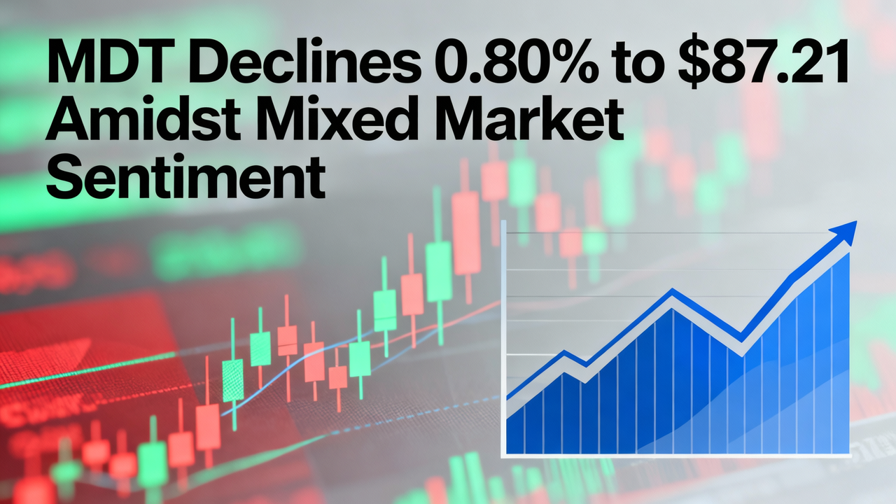 MDT Declines 0.80% to $87.21 Amidst Mixed Market Sentiment