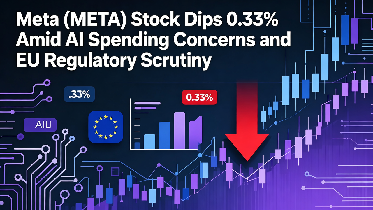 Meta (META) Stock Dips 0.33% Amid AI Spending Concerns and EU Regulatory Scrutiny