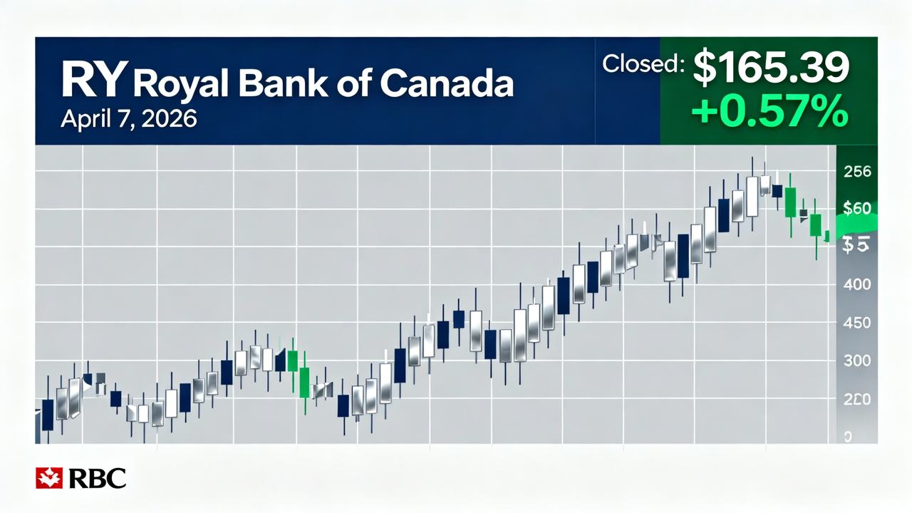 Royal Bank of Canada (RY) Gains 0.57% with Closing Price at $165.39 on April 7, 2026