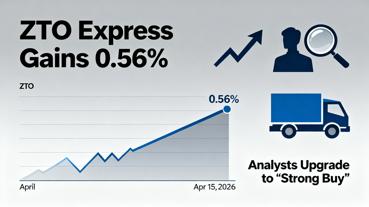 ZTO Express Gains 0.56% as Analysts Upgrade to 'Strong Buy' on April 15, 2026
